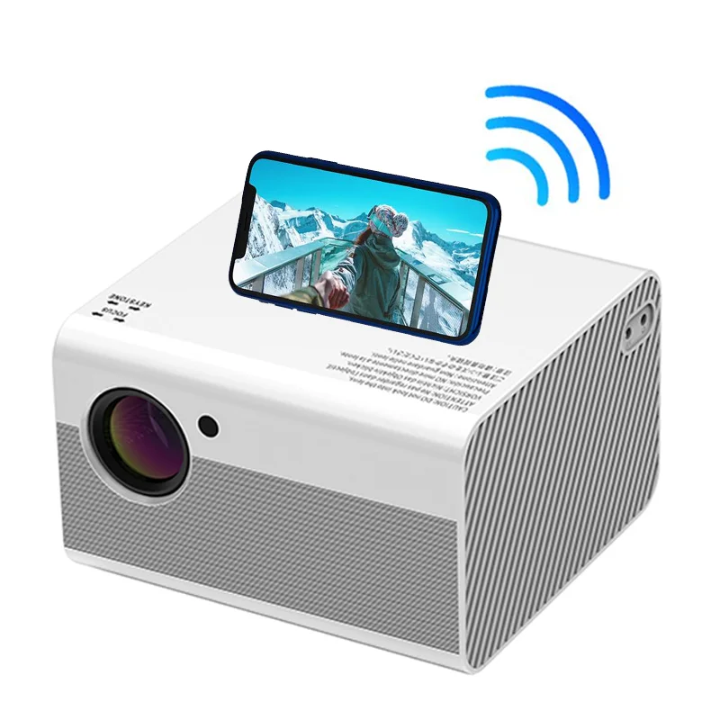 

Salange T10 Projector 4K Support 4500 Lumens Android Mini Projector Full HD Native 1080P Portable Home Cinema Smart Proyector