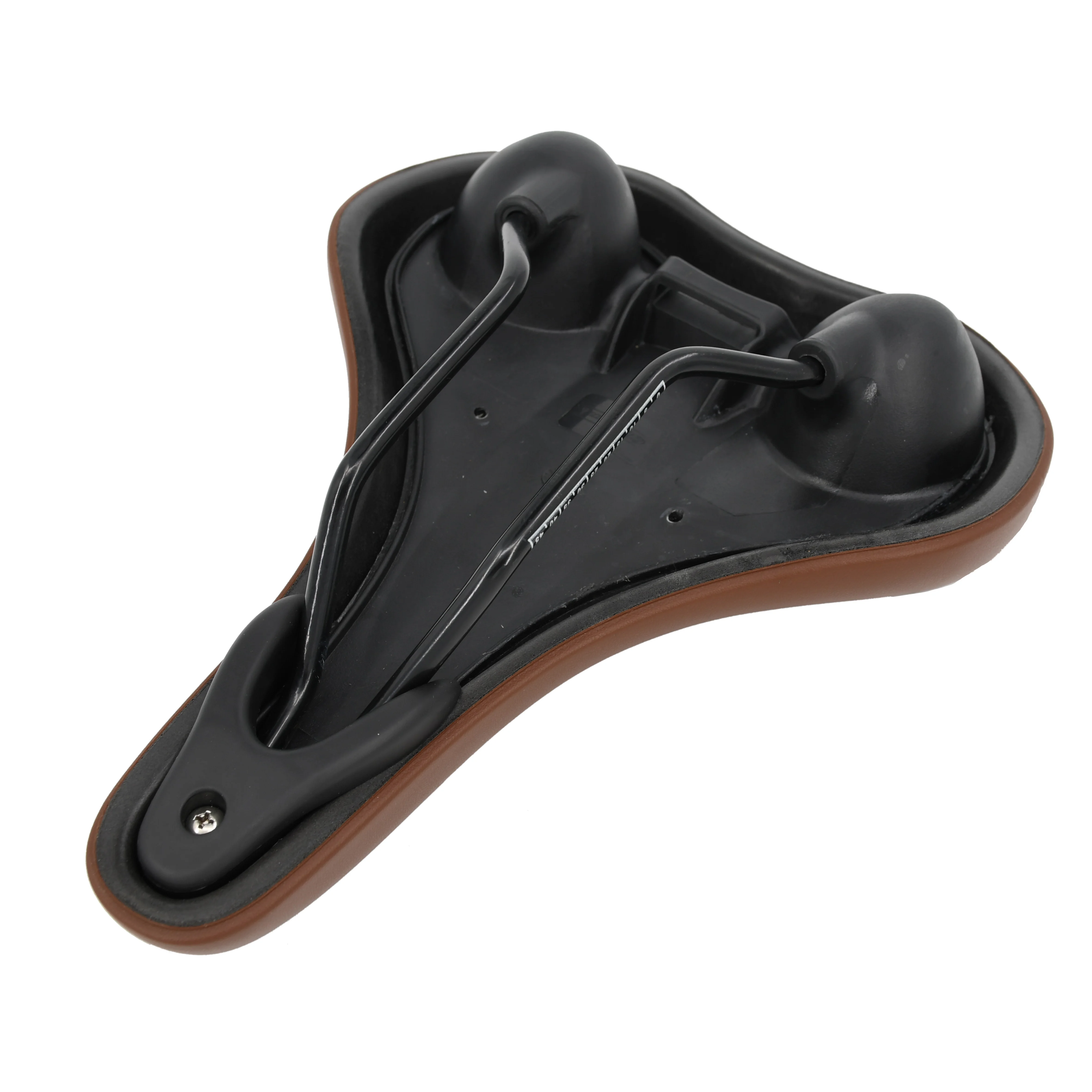 Retro Leather Brown Bicycle Saddle Bike Seat For Road Bike Beach