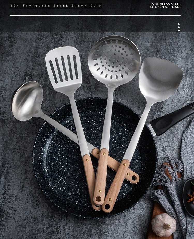 

Nordic cookware sets kitchen ware accessories stainless steel wholesale, Natural