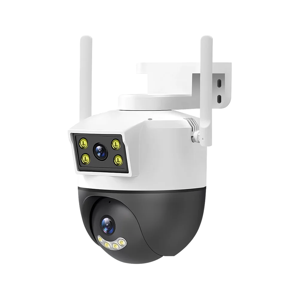 

8MP security for the home wifi wireless dual len camera outdoor