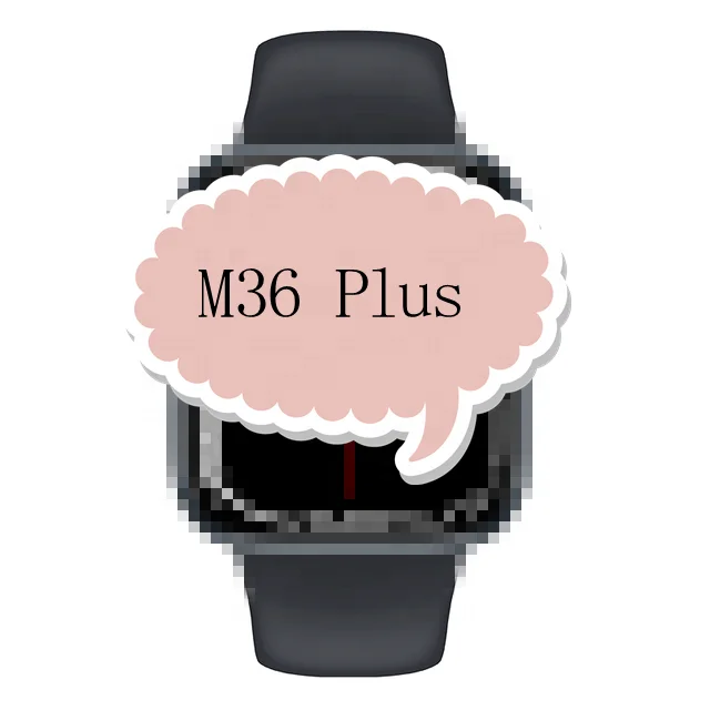 

M36 Plus Smart Watch Series 7 IP68 Waterproof 1.8" Screen BT Call Charging Wireless Charger m36plus Smartwatch For Women Men