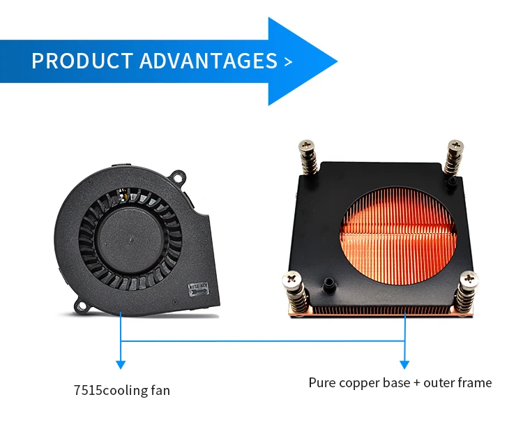 Low Profile Cpu Cooler, Copper, 1151 - detail 6