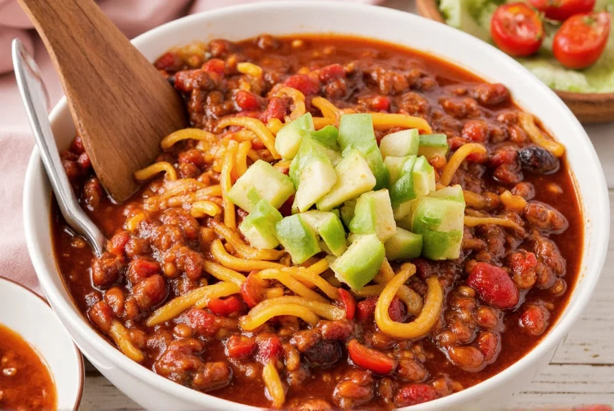 Korean-inspired chili bowl
