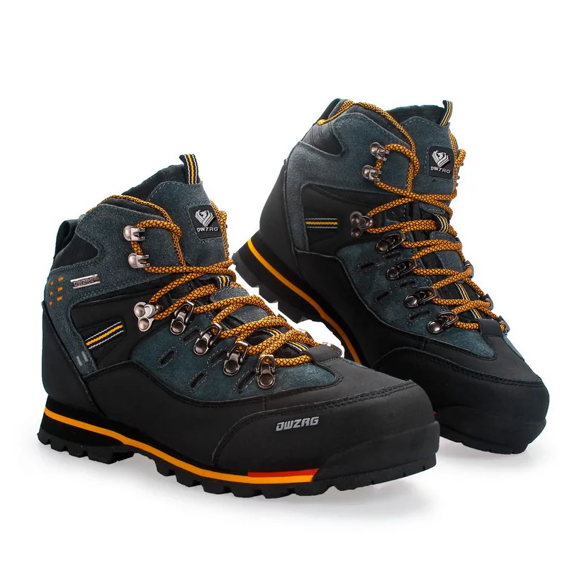 
Men Hiking Shoes Boots outdoor shoes trekking shoes waterproof Winter High Top Mountain Climbing Sneakers Hunting Boots for Men 