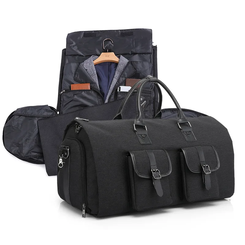 

V470 Business fashion nylon waterproof durable men travel foldable cover garment suit duffle bag