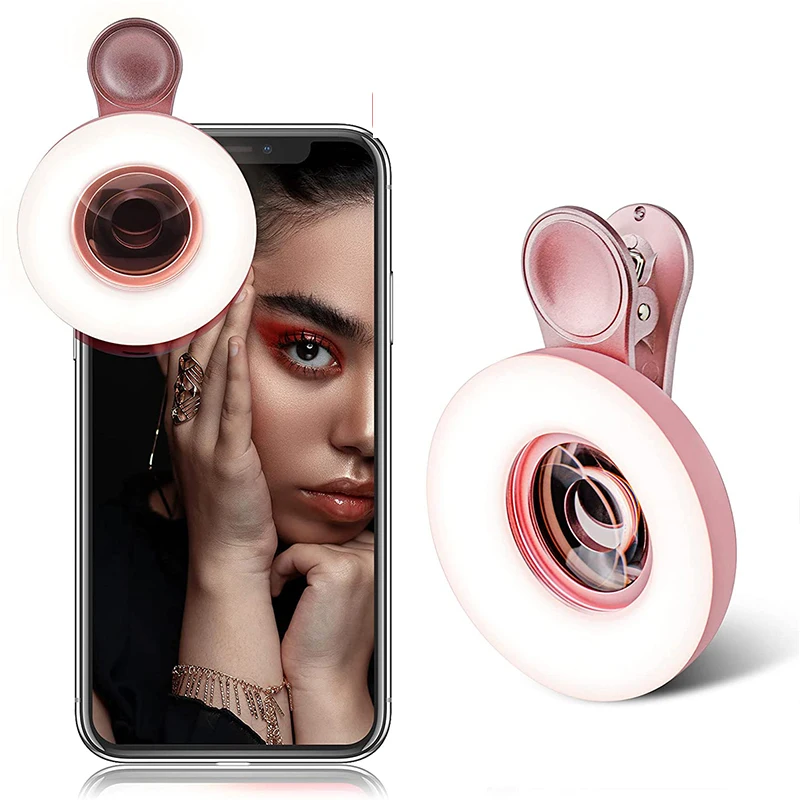 

Dropshipping Beauty Eyelash 15X Macro Lens with LED Flash Light for Tiktok Mobile Phone Broadcasting