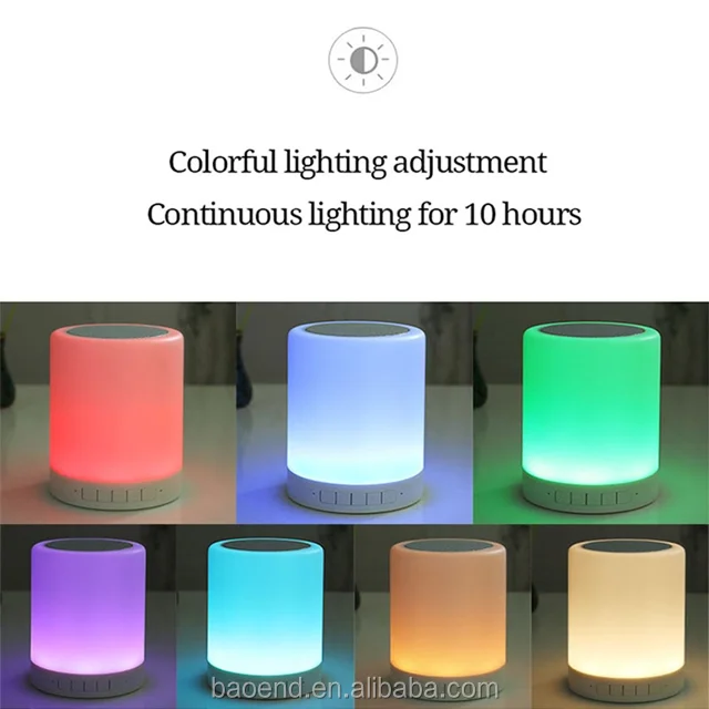 camping lamp mini caixa de som portatil Bt Wireless loudspeaker outdoor led touch light,Bluetooth Speaker with light - ANKUX.COM