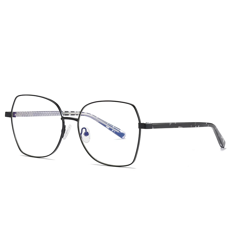 

Blue Light Blocking Safety Optical Designer Fashion Metal Glasses Frame, Shown
