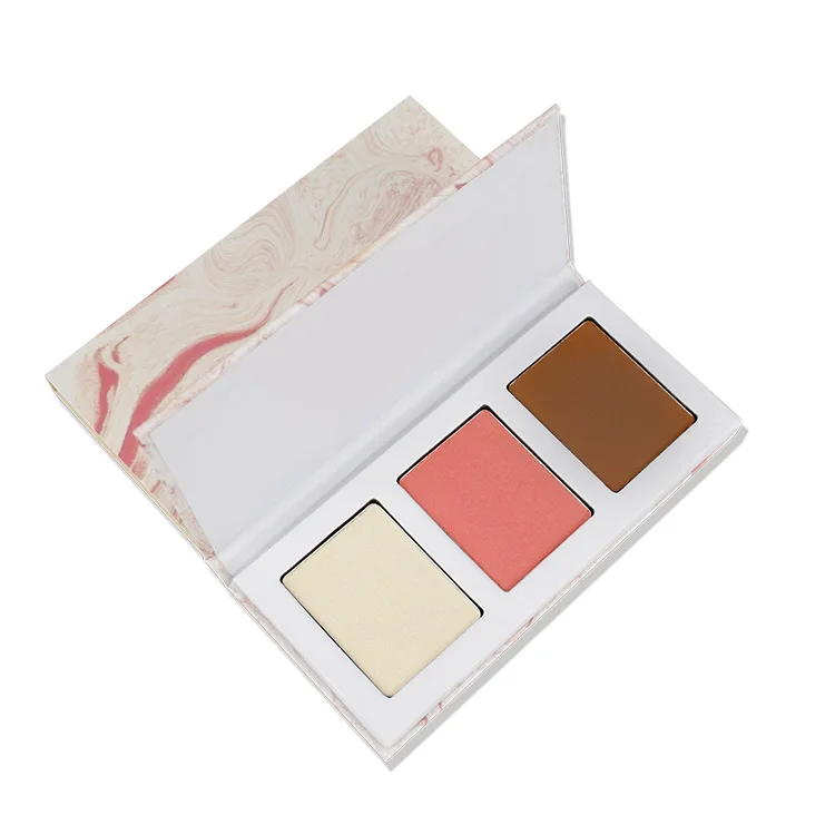 

Blush And Contour And Highlight Palette Highlighters, 3 colors