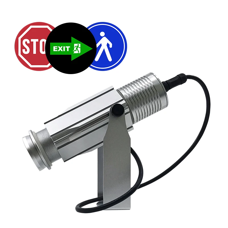 
led exit sign projector light 20w gobo mini logo projector 