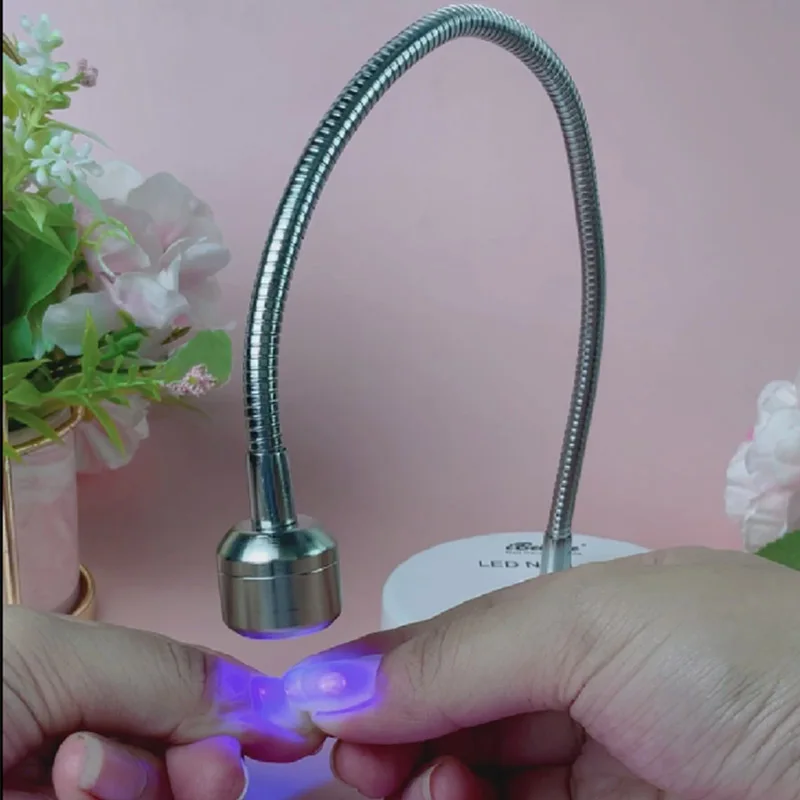 

Soft gel Tips Mini Uv Gel Curing Light Cordless finger uv led gel lamp nail dryer One Finger Flash Cure Nail Lamp