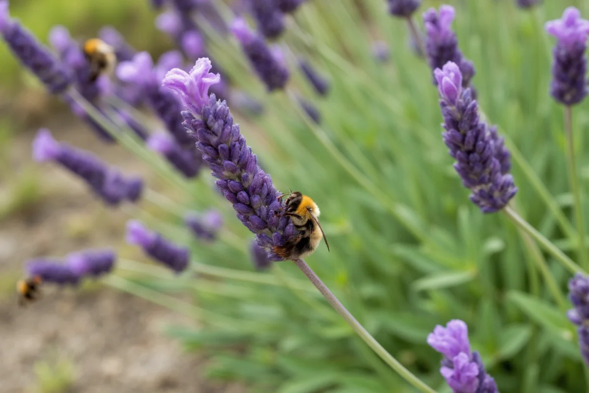 do bees like lavender plants