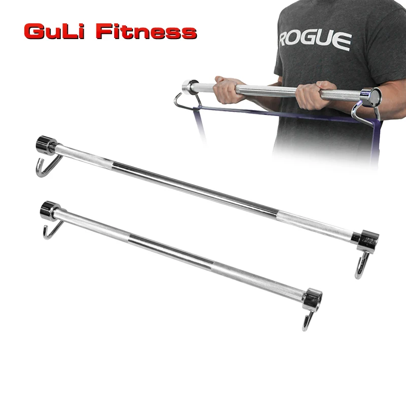 

Home Workout Foot Loop Exercise Resistance Band Yoga Pilates Bar Short Bar X3