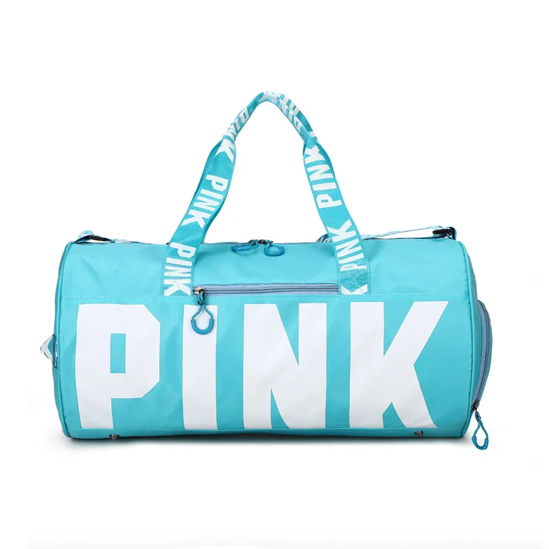 

Free Freight Hot Selling Multifunctional GymSports Bag Portable Handbags Classic Pink Duffel Bags