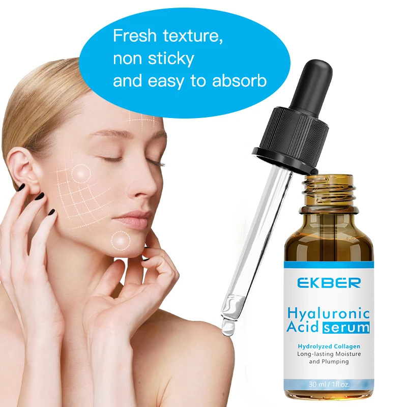 

50% Off Private Label Wholesale Organic Skin Lightening Whitening Moisturizing Skin Care Hyaluronic Acid Serum