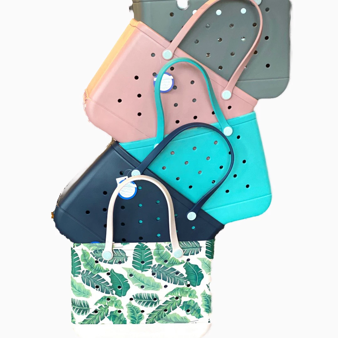 

Customization Silicone Women Beach Handbags 2022 Candy Multicolor Tote Bags Women Eva Arket Bags For Ladies, A-m