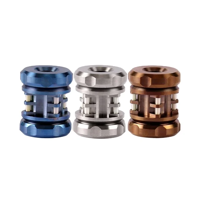 

European Self- luminous Pendant,Titanium Alloy Chip Tube Patch Luminous Tritium Gas Lights Signal Lights EDC Multi Tools