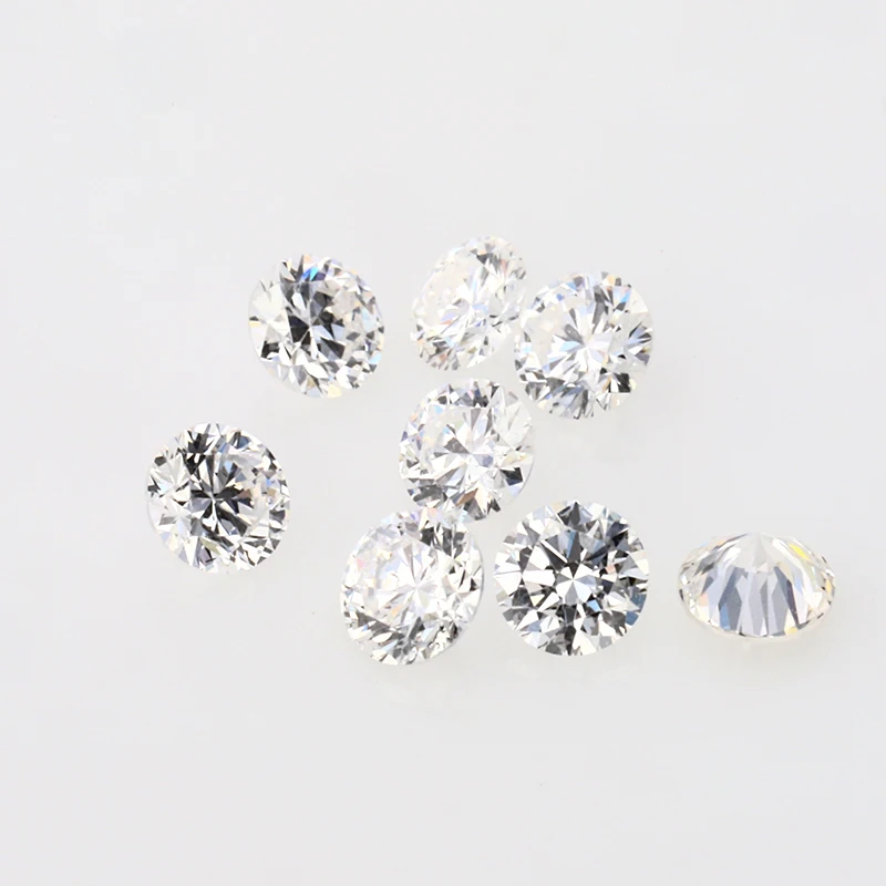 

Starsgem certificated 0.3ct diamond 4.3mm DEF color HPHT CVD diamond price, White( def)