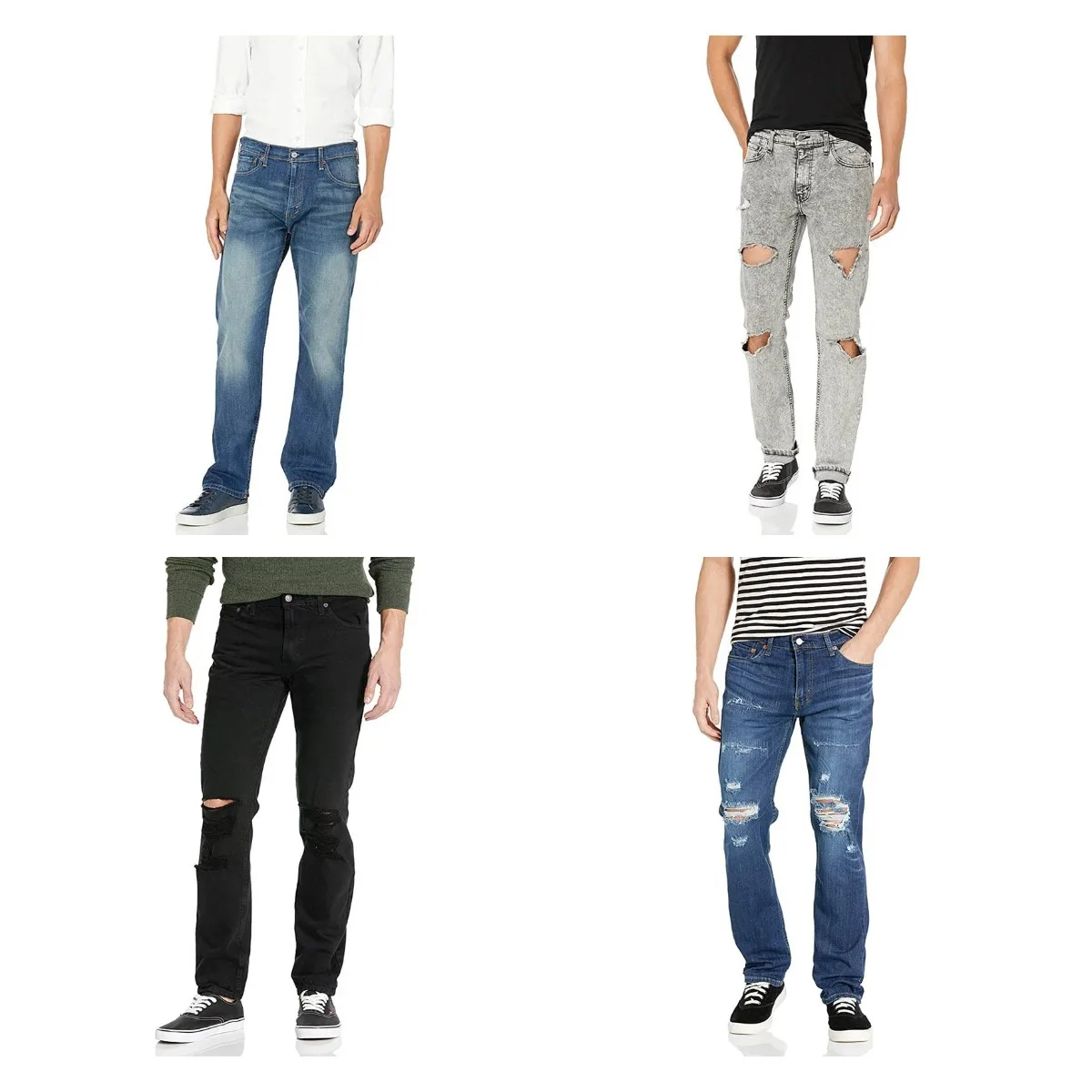 

Top sale new trendy custom size high quality washed mens jeans