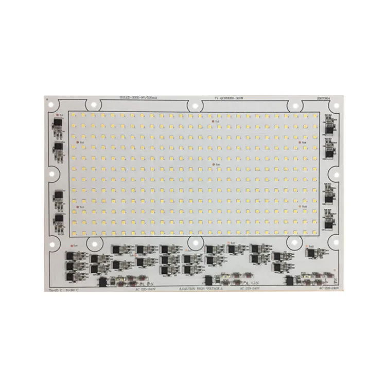 3years warranty  CE RoHS Certification High Power 300W 220V ac input voltage square led module pcb pcba for LED Floodlight
