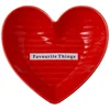 Valentine's tableware crafted heart shape cheap modern 5 inch ceramic small plate with custom logo