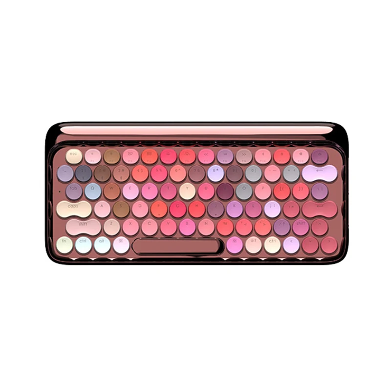

Classic design rose gold ABS+PMMA backlit led professional mechanical keyboard