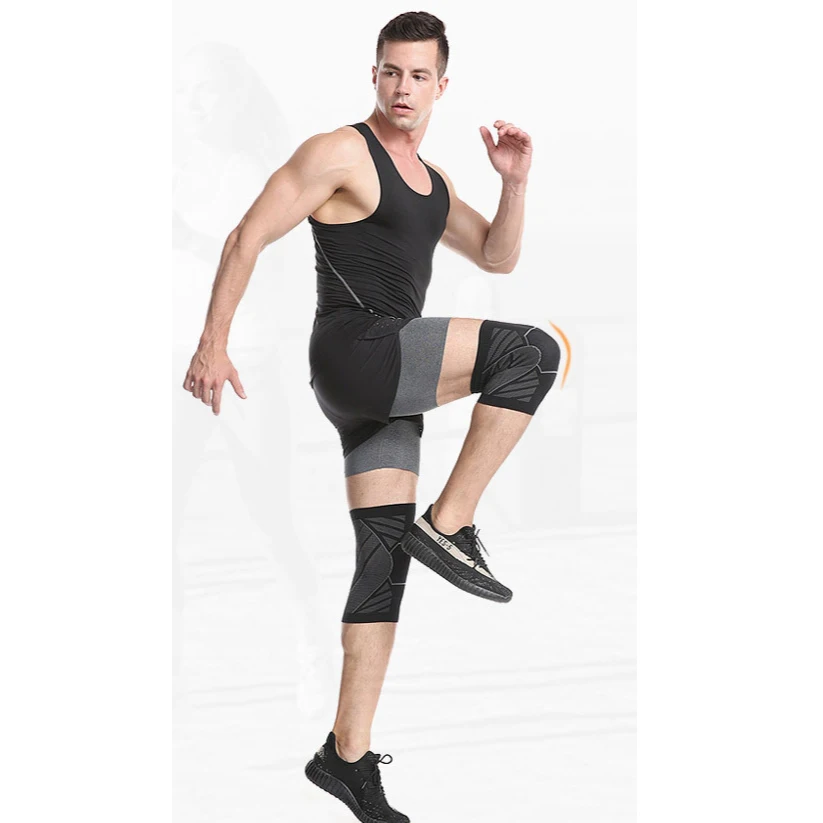 

Customized Compression knitted Breathable Neoprene Knee Support Sleeve For Sports, Color can be customized