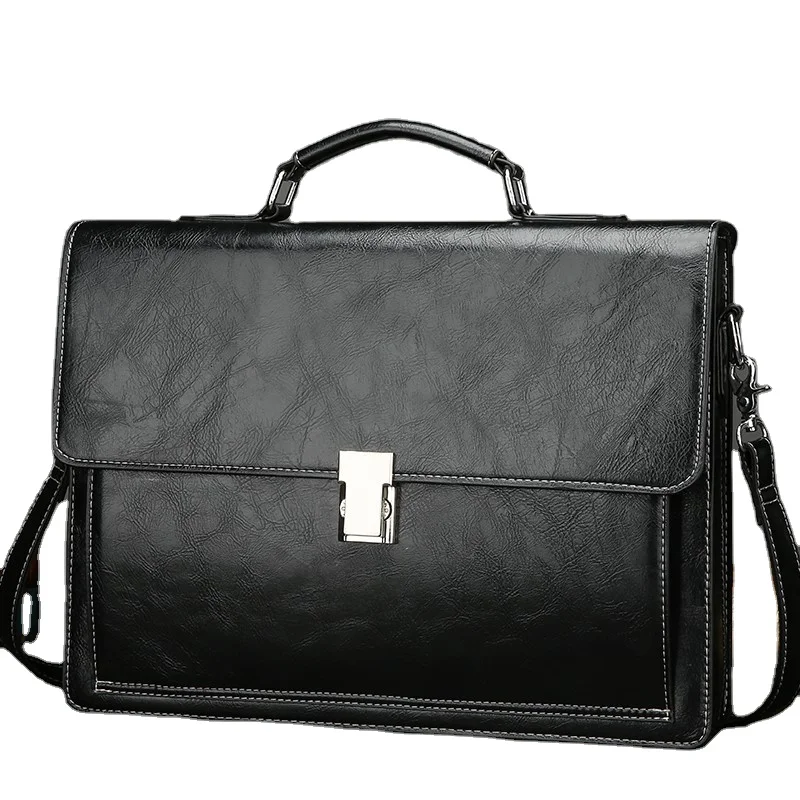 

Business briefcase mens briefcase men leather laptop shoulder bag briefcase