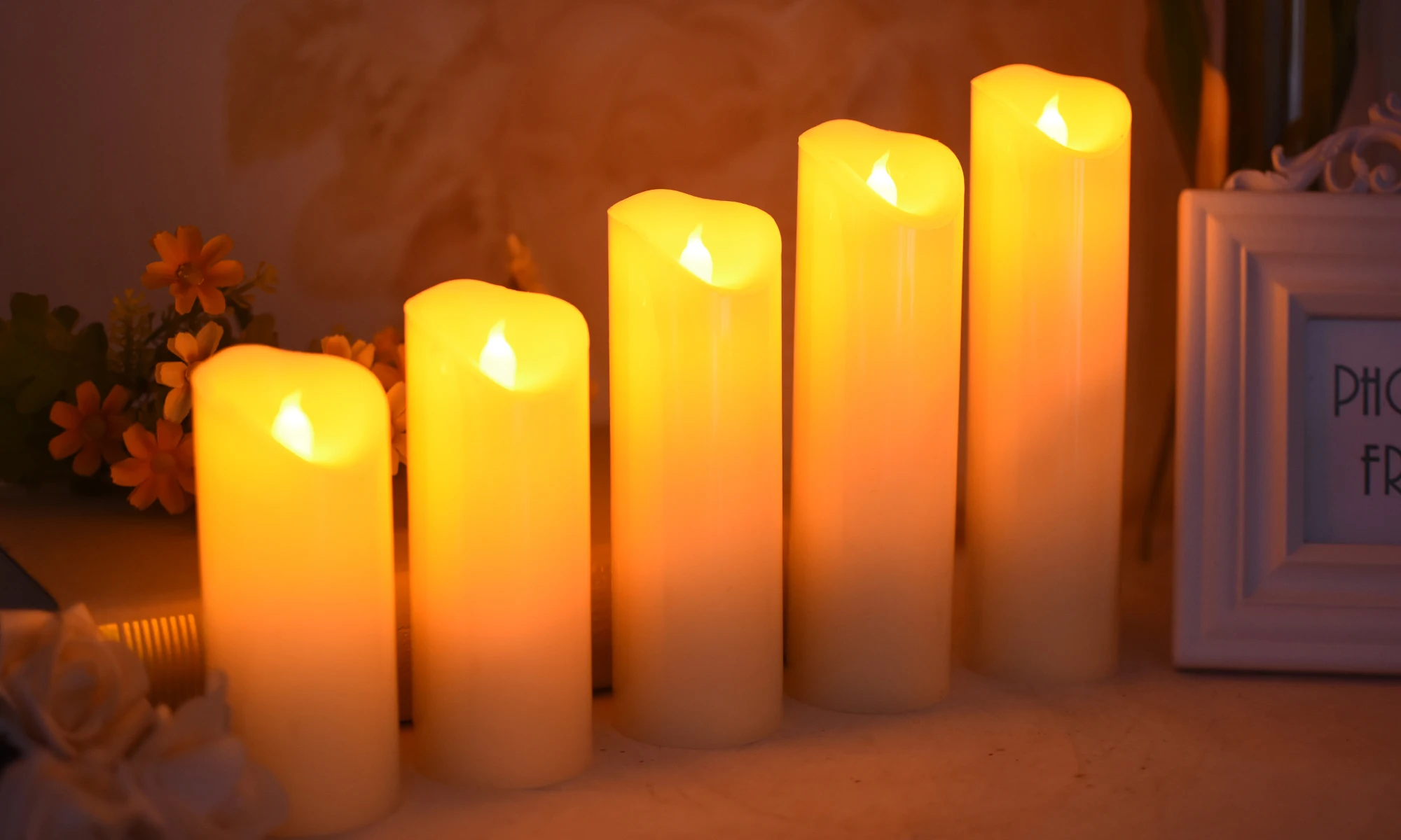 Swing Electronic Led Candle Light Birthday Wedding Banquet Layout