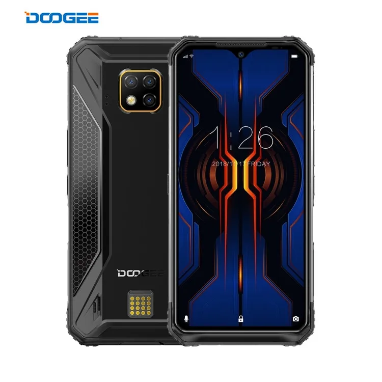 

In stock DOOGEE S95 Pro Rugged Phone 8GB+256GB 6.3 inch Android 9.0 5150mAh Battery NFC OTG SOS Wireless Charging Mobile Phones