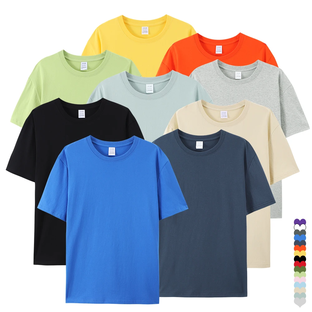 

Ai-Mich Oversized Quick Dry Men Tshirt New Arrival Custom Logo 100% Cotton Streetwear Breathable Embossed Summer Men Tshirt