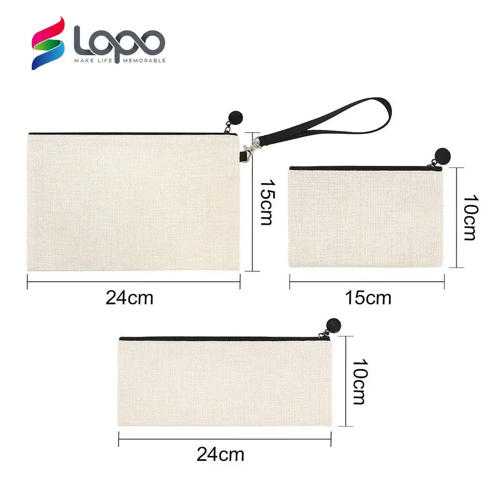 

New Arrivals Sublimation Fabric Quality Textile Blanks Large Tote Bag Natural Linen Handbag