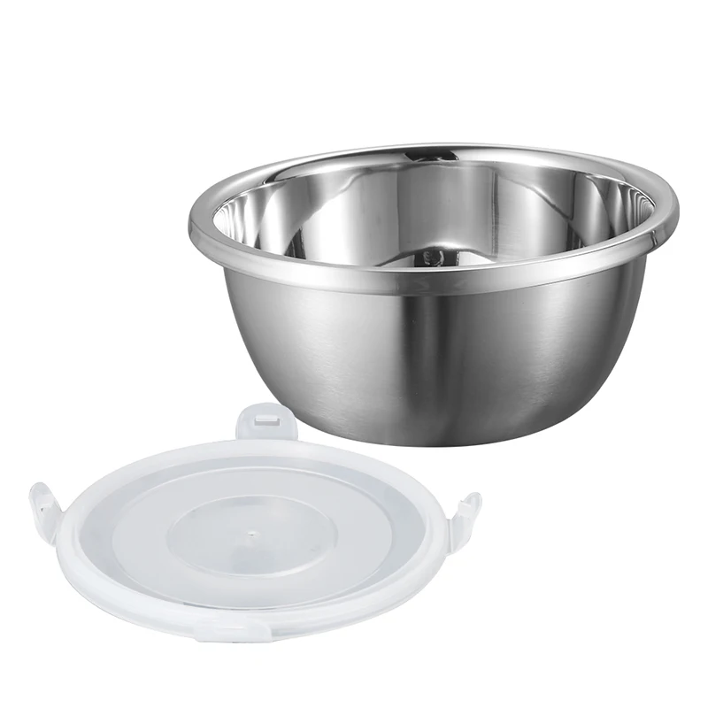 

Mixing Bowls with Lids for Kitchen, Stainless Steel Mixing Bowls Set Ideal for Baking, Prepping, Cooking and Serving Food
