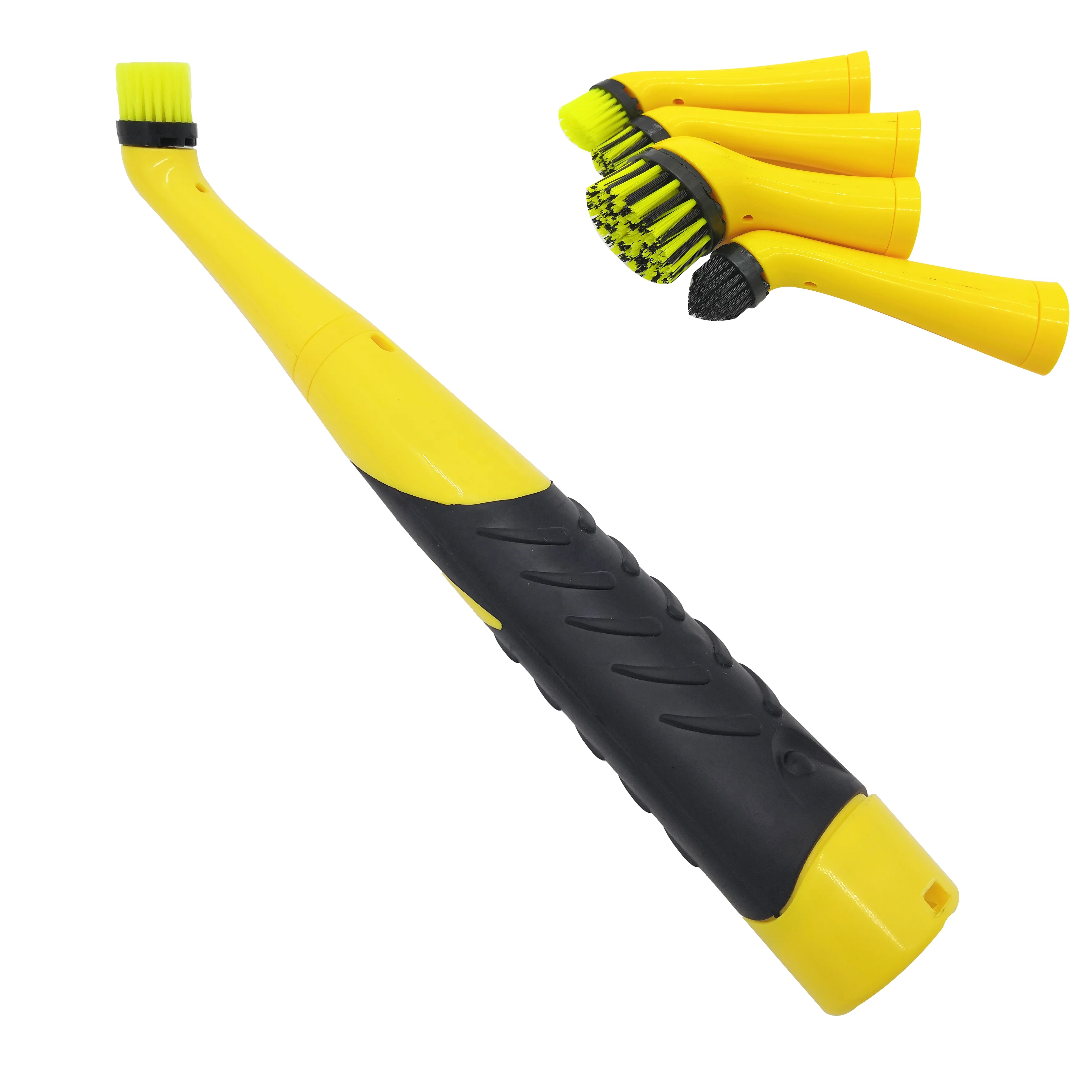 

Home Wall Electric Sweeping Rotating Brush Floor Electrical Scrubber Kitchen Cleaner Carpet Cleaning Products For Household, Yellow,blue,black