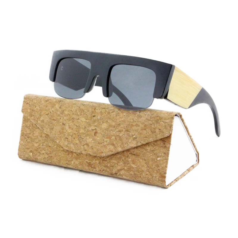 

American european design bamboo men square female catwalk sun glasses modern women luxury trendy sunglasses