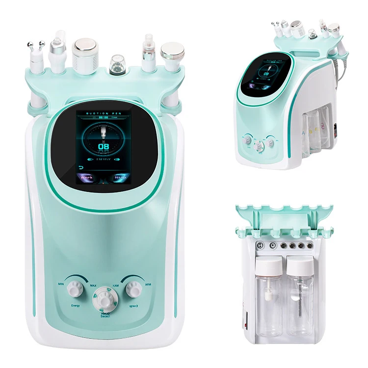 

2021 newestFacial Oxygen Machine 6 In 1 skin testing cleaning rejuvenation beauty instrument