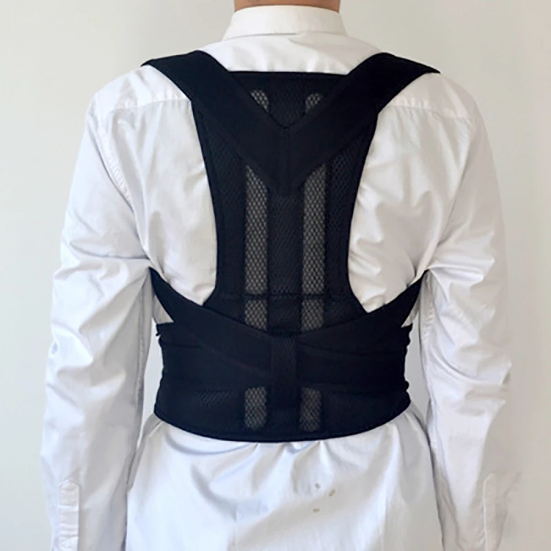 

Elastic Back Straightener Posture Corrector De Postura belt ClavicleSupport Back Correction Brace Belt Pain Shoulder Lumbar Po