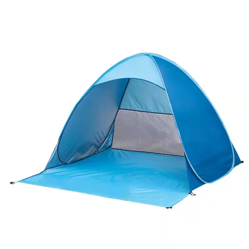 

Fully automatic foldable convenient sun-proof beach tent with package