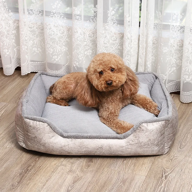 

High Quality Customized Luxury Pet Bed Big Large Square Dog Bed