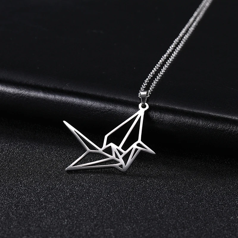 

Humming Bird Necklace Bird Pendant 18k Gold Stainless Steel Necklace Cute Stainless Steel Jewelry Necklaces Trendy, As shown