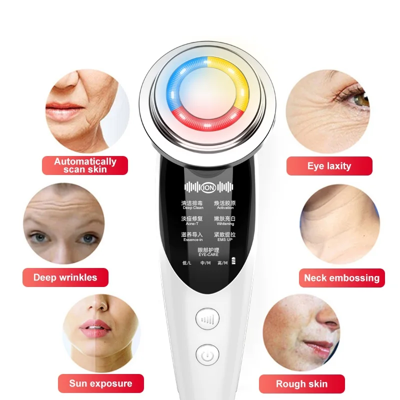 

Facial Beauty Led Wrinkles Remover Wrinkle Removal, Pink, white