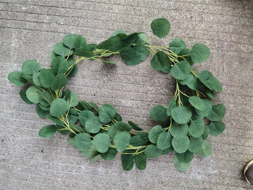 F3130 Factory Wholesale Cheap Greenery Artificial Eucalyptus Garland