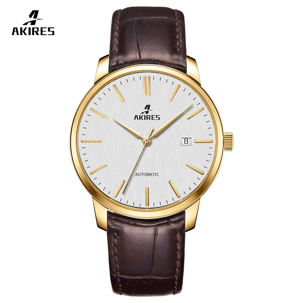 

Luxury stylish Akires watches automatic mechanical watch men OEM ETA movement classic automatic watch