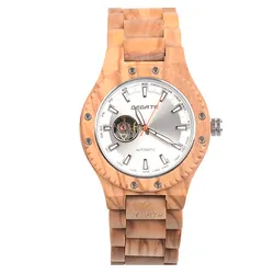 Make custom watch wooden luxury watches men wrist 