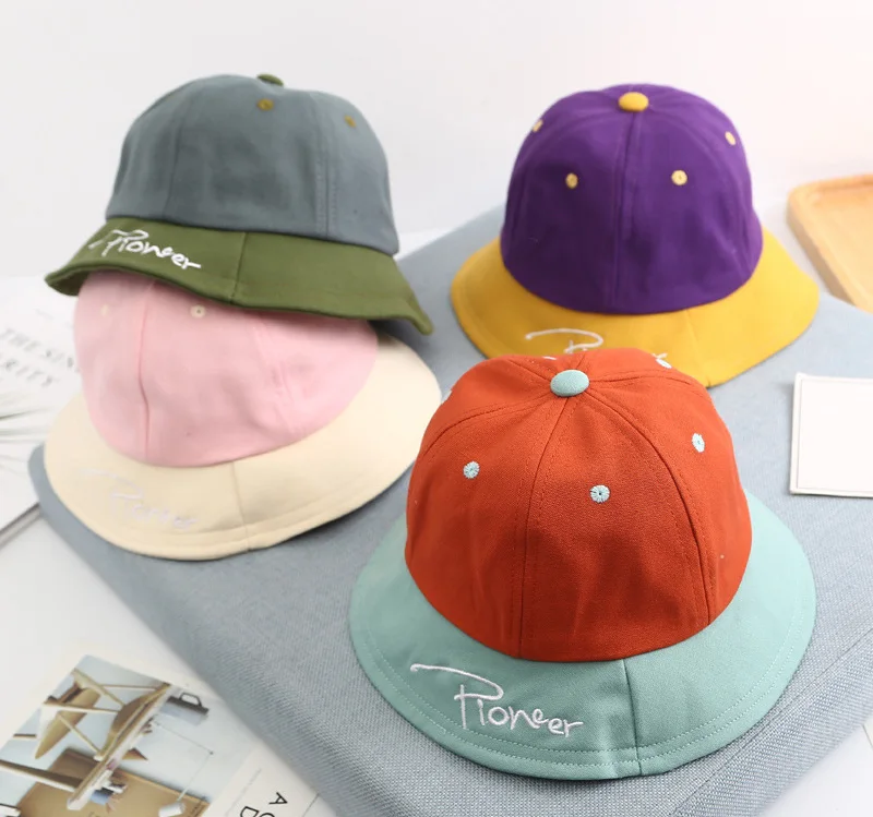 

gorras y sombreros para ninos wholesale custom logo boy girl infant kid baby bucket hat cap children bucket hats for toddlers