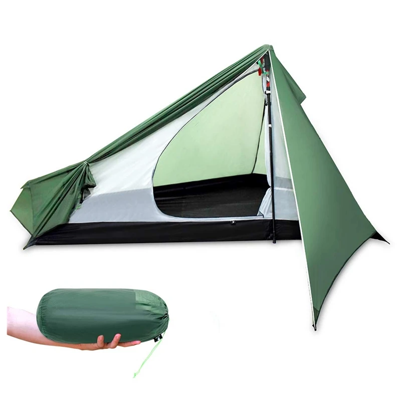 Outdoor Gear 1 Man Camping & Backpacking Tent Ultralight, Spacious & Waterproof Tent