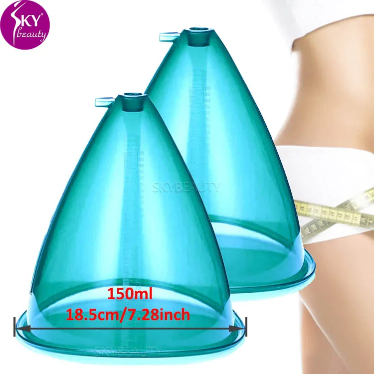 

NEW 150ML XL 18.5cm 7.28inch Bbl Extra Large Cups Power Nova Cupping Butt Lift 2020 New Vacuum Therapy Machine For Buttocks