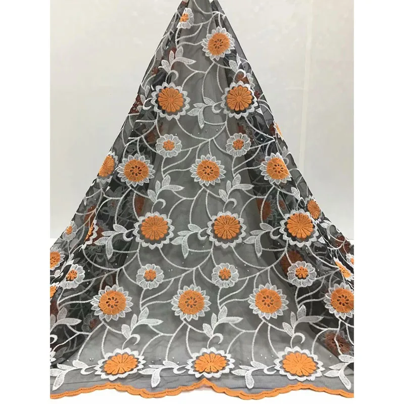 

Beautifical french tulle lace embroidery tulle lace with stones african net lace fabric ML25N153, Can be customized