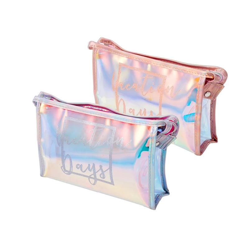 

PVC Laser Printer Transparent Cosmetic Bag