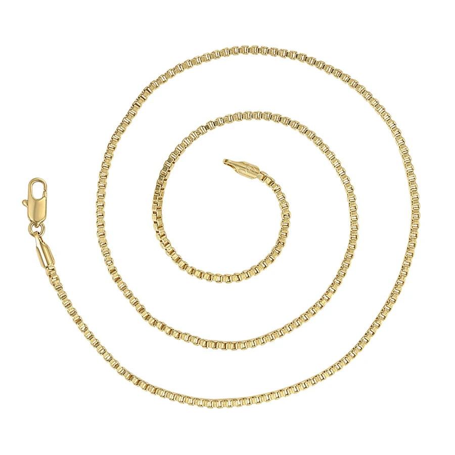 

46006 Xuping fashion jewelry new arrival simple design, 14K gold plating chain necklace jewelry